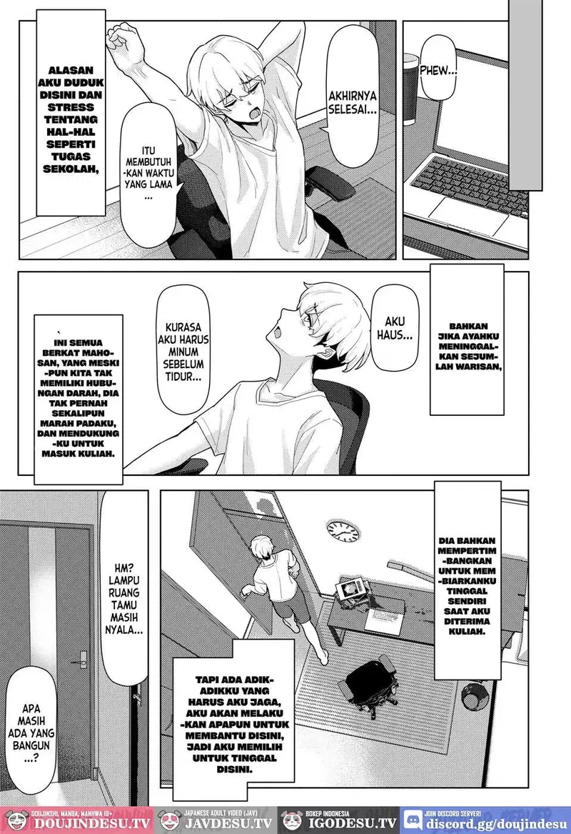 Chichi no Saikon de Doukyo suru Koto ni Natta Gibo no Gijou Shimai to Kawarugawaru Sex shite shimatta Hon - Chapter 1 6