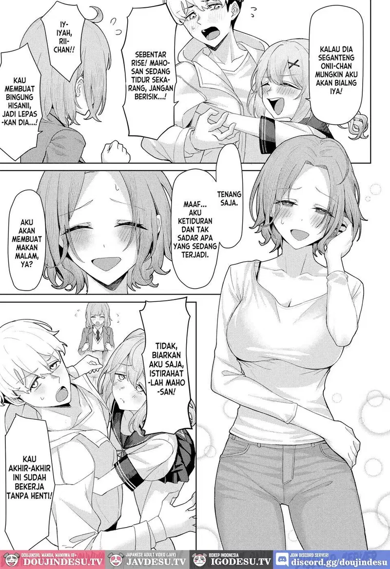 Chichi no Saikon de Doukyo suru Koto ni Natta Gibo no Gijou Shimai to Kawarugawaru Sex shite shimatta Hon - Chapter 1 4