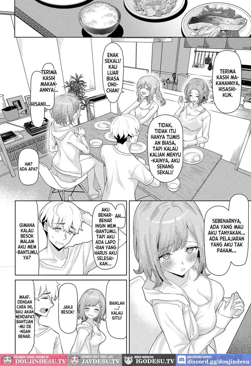 Chichi no Saikon de Doukyo suru Koto ni Natta Gibo no Gijou Shimai to Kawarugawaru Sex shite shimatta Hon - Chapter 1 5