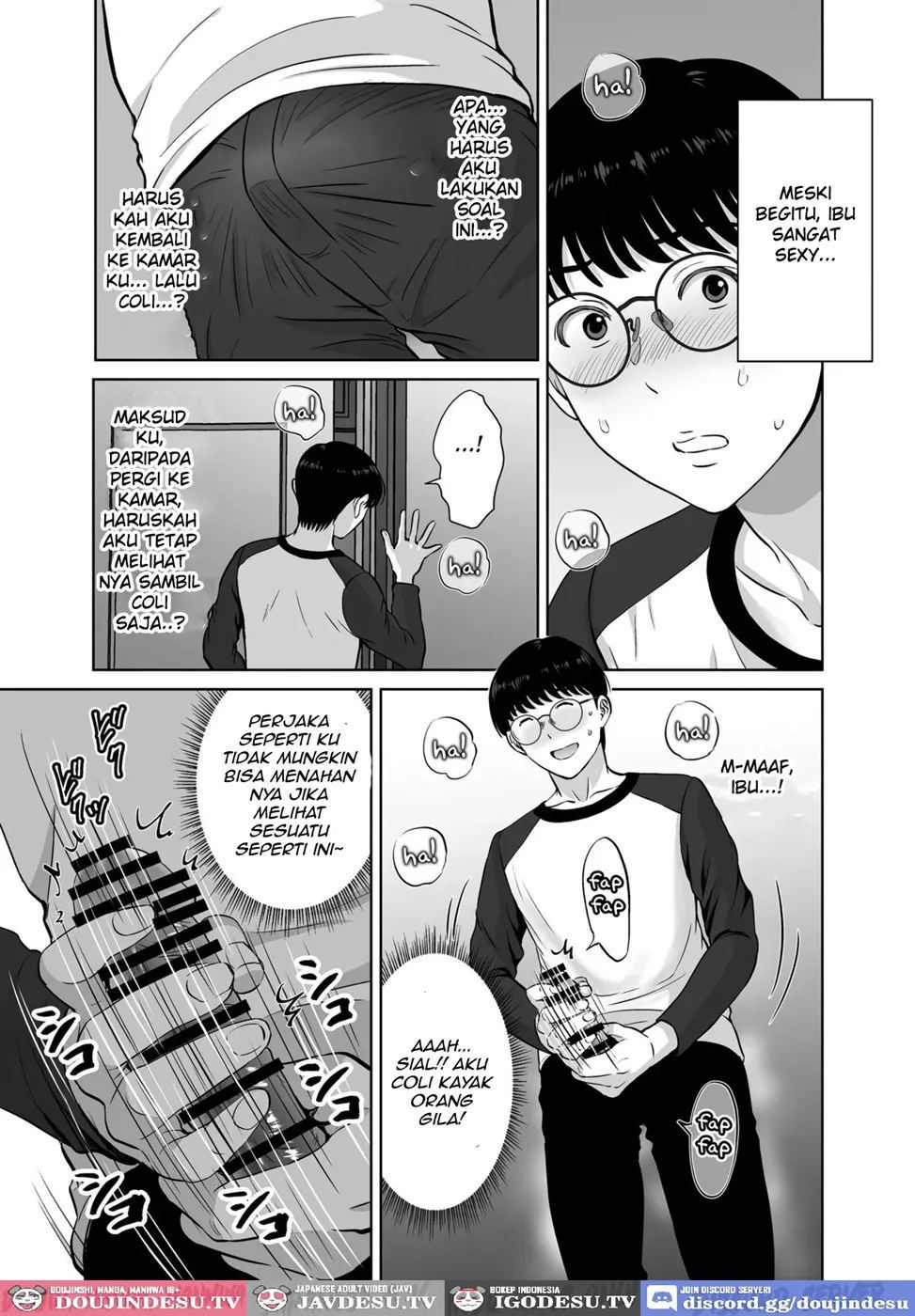 Kyonyuu Kaa-san ga Boku no Me mo Mae de - Chapter 1 30
